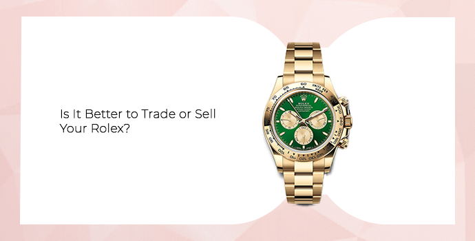 Gold Rolex Daytona watch for trading or selling