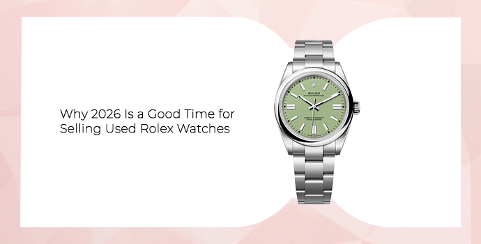Green dial Rolex watch for selling used Rolex watches in 2026