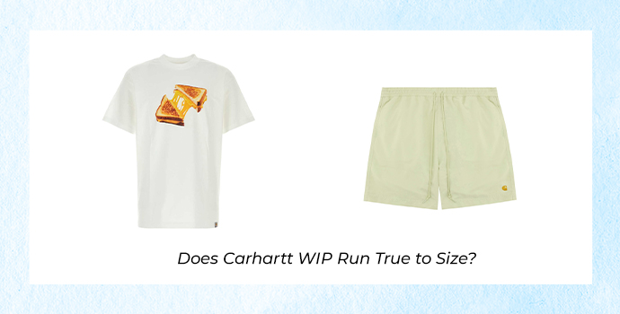 Carhartt WIP T-shirt and shorts illustrating whether Carhartt WIP runs true to size