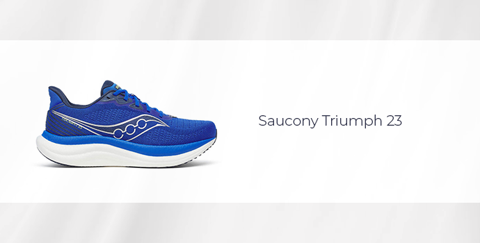 Saucony Triumph 23 premium running shoe