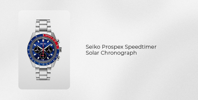 Seiko Prospex Speedtimer Solar Chronograph